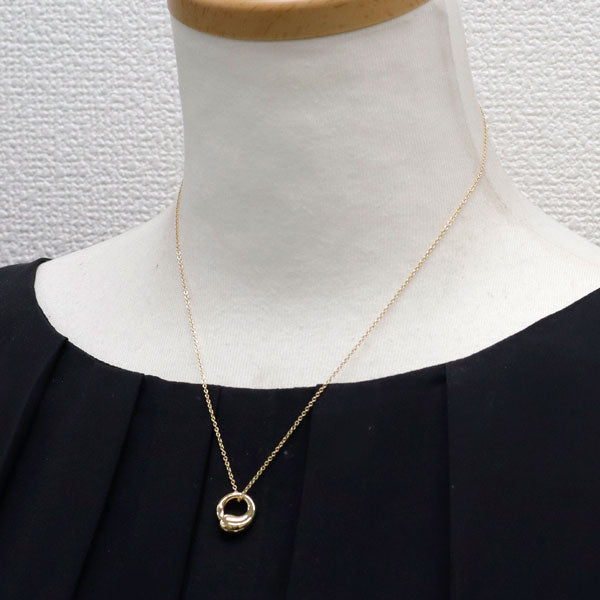 ティファニー ペンダントトップ エターナルサークル K18YG 美品