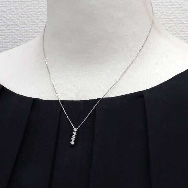 ヴァンドーム青山 Pt950/ Pt850 ダイヤモンド ペンダントネックレス 0.30ct