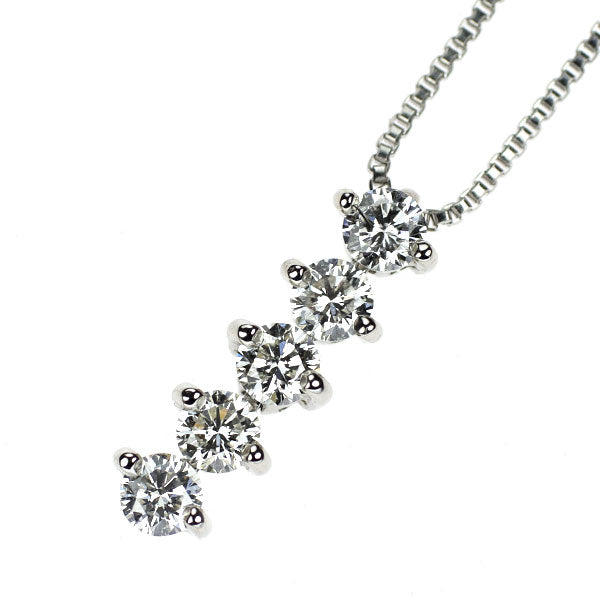 ヴァンドーム青山 Pt950/ Pt850 ダイヤモンド ペンダントネックレス 0.30ct
