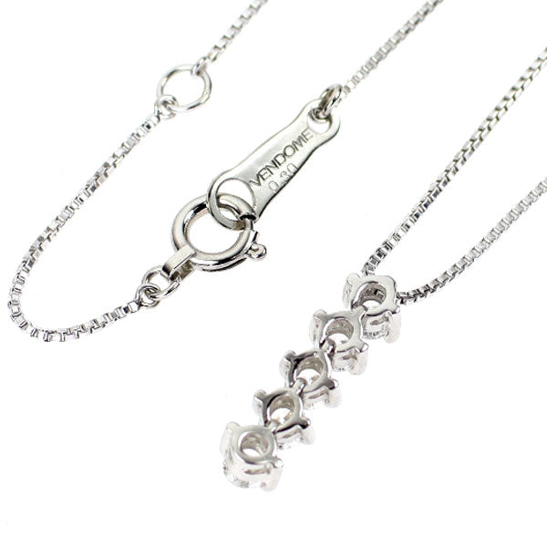 ヴァンドーム青山 Pt950/ Pt850 ダイヤモンド ペンダントネックレス 0.30ct