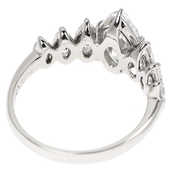 Pt900 マーキス ダイヤモンド リング 1.506ct E SI2 D1.06ct