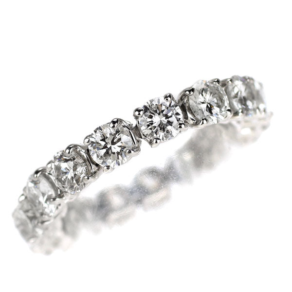 Pt850 ダイヤモンド リング 1.96ct フルエタニティ