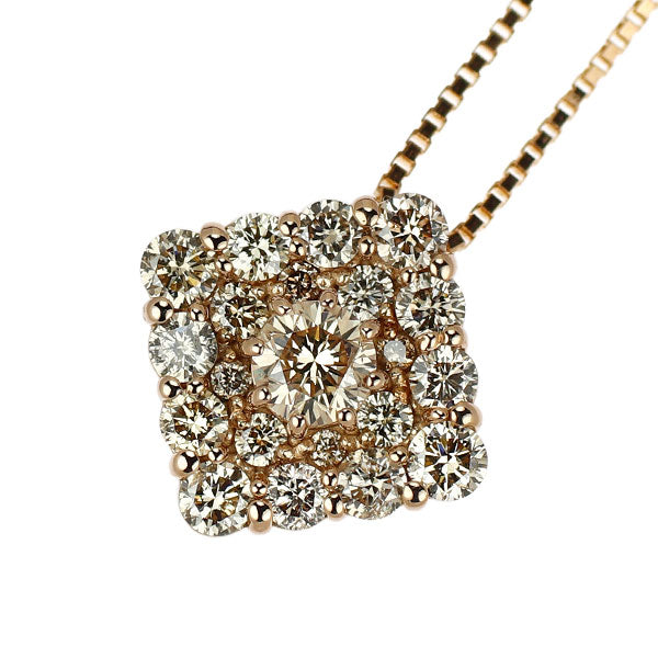 K18PG ダイヤモンド ペンダントネックレス 0.60ct