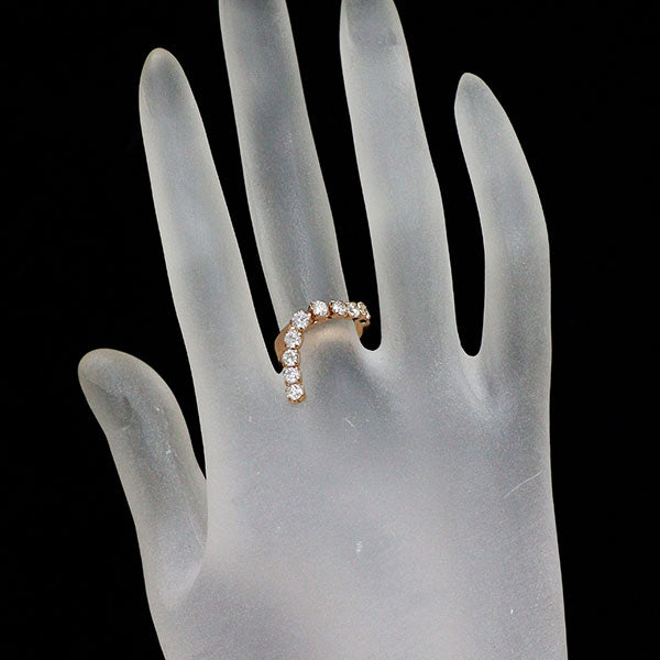 K18PG ダイヤモンド リング 1.00ct