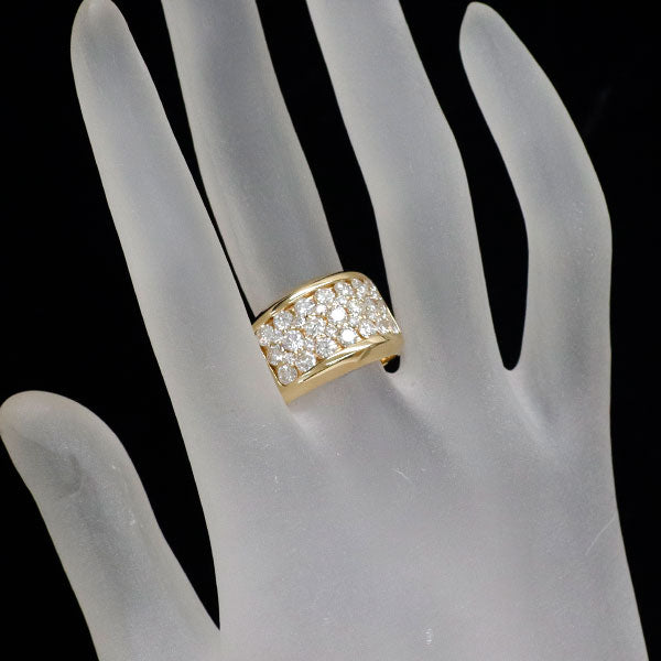 K18YG ダイヤモンド リング 2.00ct