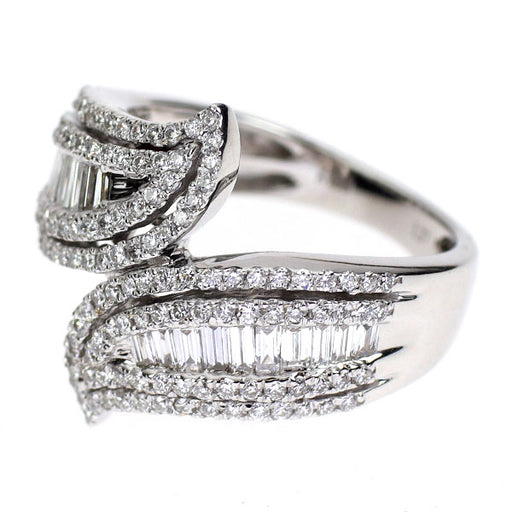 K18WG ダイヤモンド リング 1.37ct 植物 — セルビーオンラインストア 