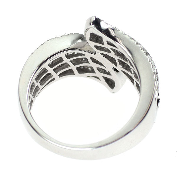 K18WG ダイヤモンド リング 1.37ct 植物 — セルビーオンラインストア 