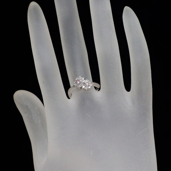 希少 Pt900 天然ピンク ダイヤモンド リング 0.217ct LP/FLP SI1/SI2 D0.25ct  フラワー