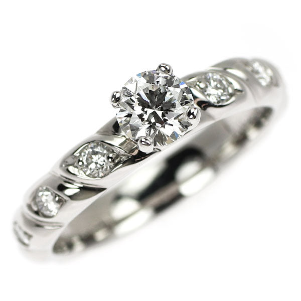 ショーメ Pt950 ダイヤモンド  リング 0.46ct F VVS1 VG/VGトルサード  《セルビー銀座店》【中古】