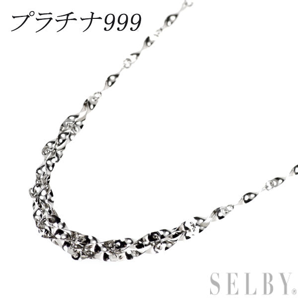 Pt999 デザインネックレス