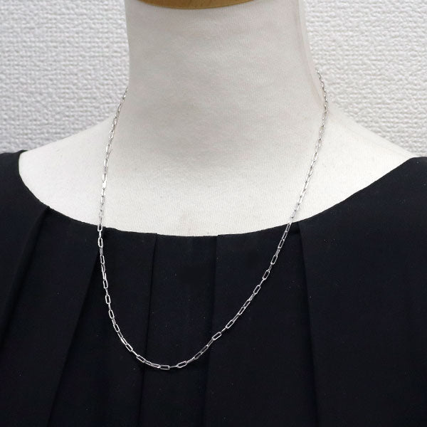 K18WG チェーンネックレス