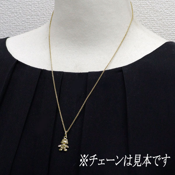 ポメラート K18YG ペンダントトップ 犬