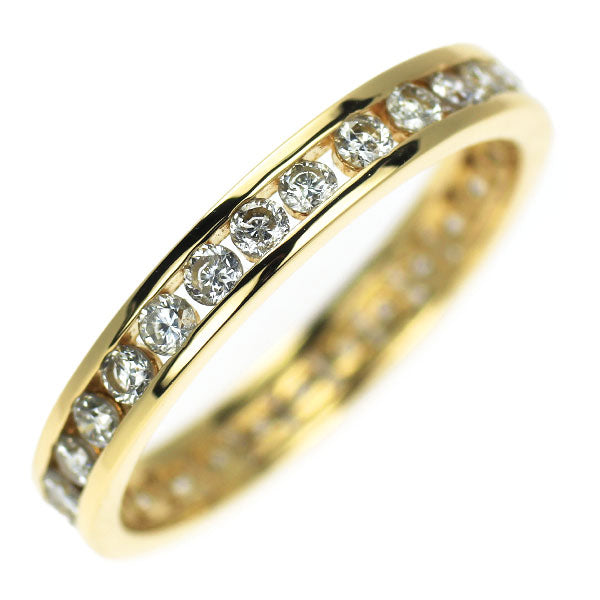 K18YG ダイヤモンド リング 0.75ct フルエタニティ