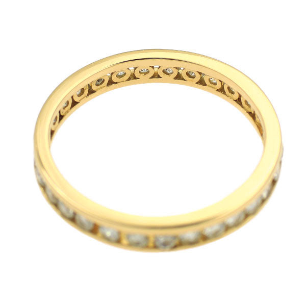 K18YG ダイヤモンド リング 0.75ct フルエタニティ
