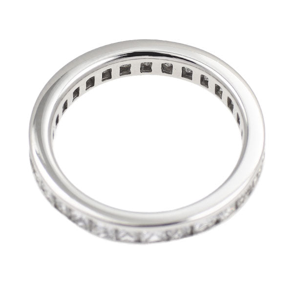 Pt900 プリンセスカット ダイヤモンド リング 1.65ct フルエタニティ