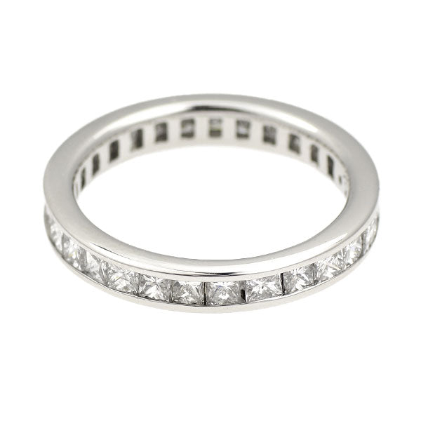 Pt900 プリンセスカット ダイヤモンド リング 1.65ct フルエタニティ