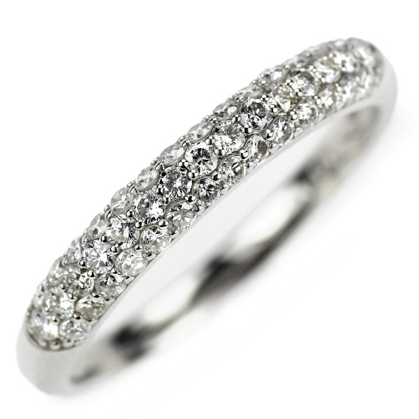 Pt950 ダイヤモンド リング 0.50ct パヴェ