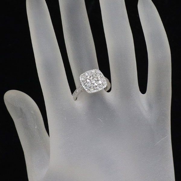 K18WG ダイヤモンド リング 0.45ct