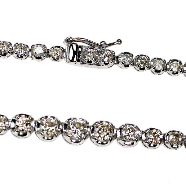 Pt1000/ Pt850 ダイヤモンド ネックレス 5.00ct テニス