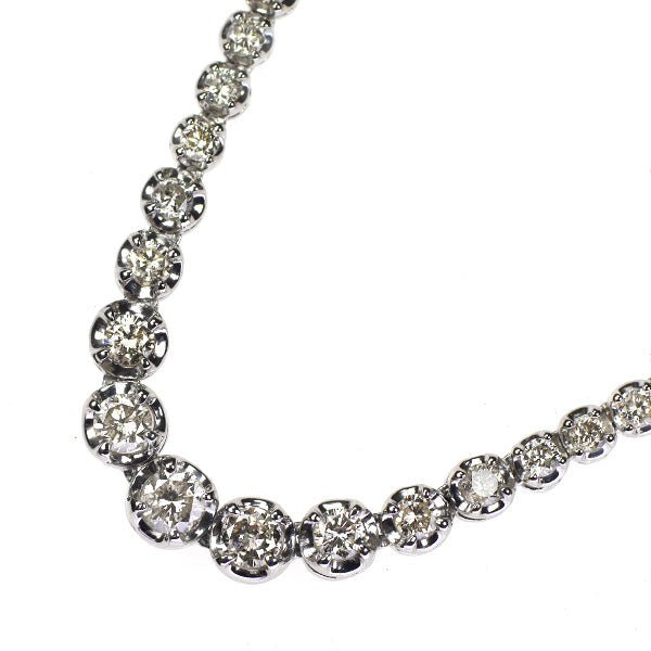 Pt1000/ Pt850 ダイヤモンド ネックレス 5.00ct テニス