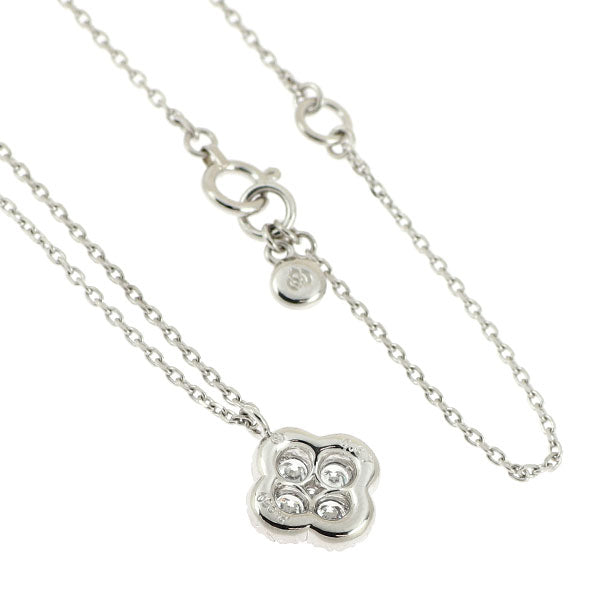 Pt950/ Pt850 ダイヤモンド ペンダントネックレス 0.37ct フラワー