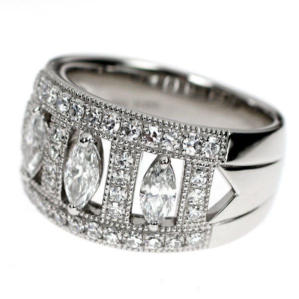 SUWA Pt950 ダイヤモンド リング 《セルビー銀座店》【中古】