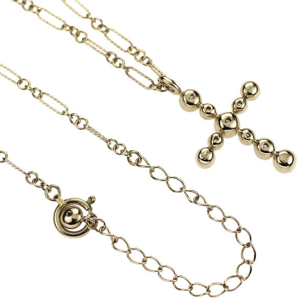 カシケイ/Kashikey K18BG ダイヤモンド ペンダントネックレス 0.40ct クロス