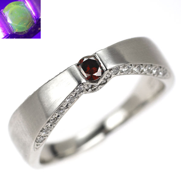 Pt900 トリート ダイヤモンド リング 0.11ct D0.20ct