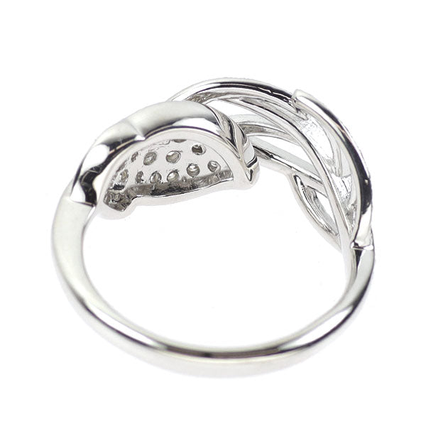 K18WG ダイヤモンド リング 0.75ct 植物