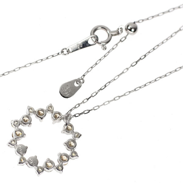Pt950/ Pt850 H&C ダイヤモンド ペンダントネックレス 0.75ct