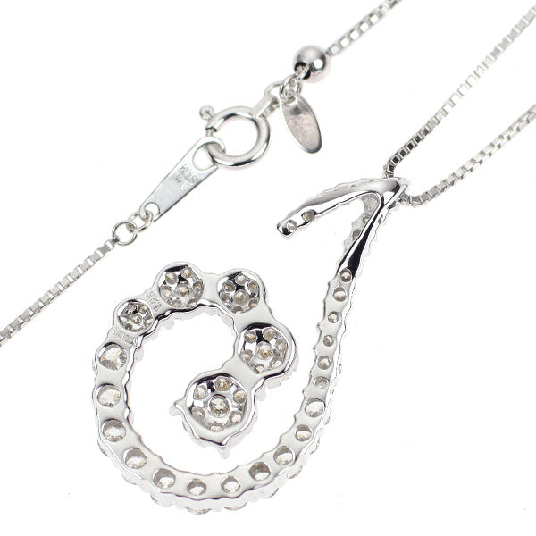 K18WG ダイヤモンド ペンダントネックレス 1.25ct
