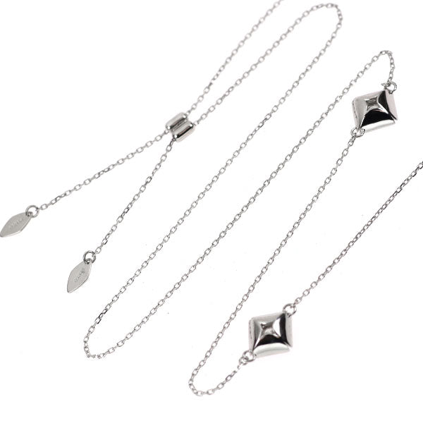 フォーエバーマーク Pt850 ダイヤモンド ロングネックレス 0.72ct ステーション エターナル  86cm