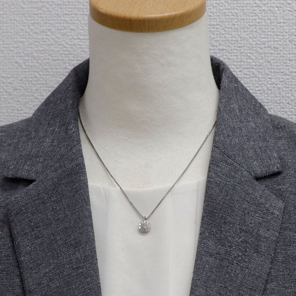 Pt900/Pt850 ダイヤモンド ペンダントネックレス 0.303ct D0.30ct