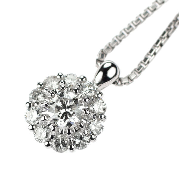 Pt900/Pt850 ダイヤモンド ペンダントネックレス 0.303ct D0.30ct