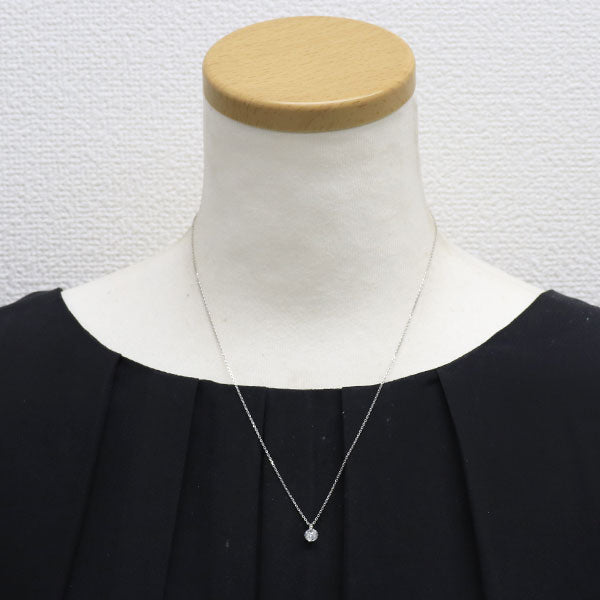 新品 LDH Pt950/ Pt850 ダイヤモンド ペンダントネックレス 0.617ct H SI2 G 1点留め【エスコレ】
