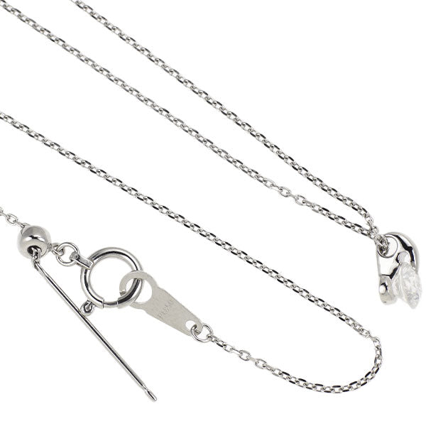 新品 Pt900/ Pt850 ダイヤモンド ペンダントネックレス 0.346ct G SI2 G 1点留め【エスコレ】
