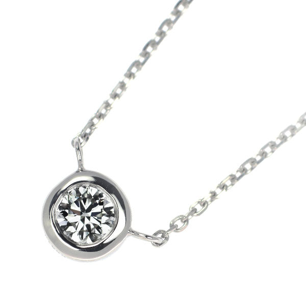 エクセルコ Pt900/ Pt850 ダイヤモンド ペンダントネックレス 0.258ct