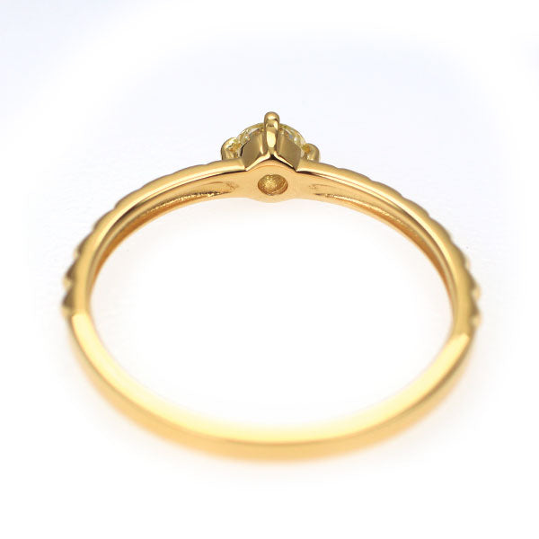 K18YG ダイヤモンド リング 0.15ct