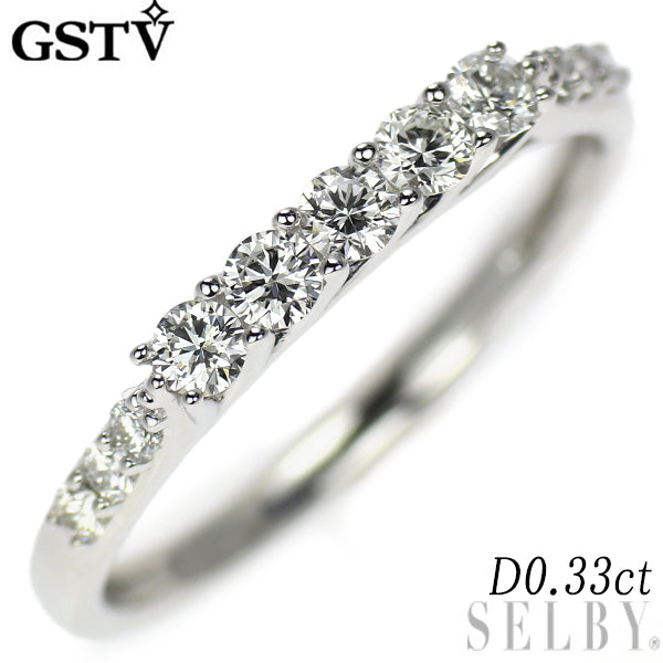 GSTV K18WG ダイヤモンド リング 0.33ct