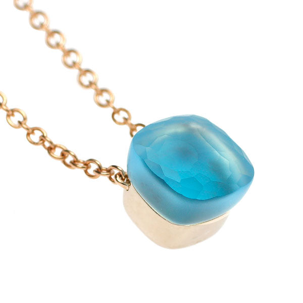 ポメラート K18WG/PG ブルートパーズ ペンダントネックレス ヌードクラシック 《セルビー銀座店》【中古】