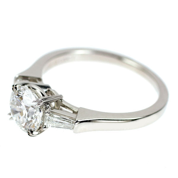 ハリーウィンストン Pt950 ダイヤモンド リング 1.02ct E VS1 3EX ラウンドカットクラシック 《セルビー銀座店》【中古】
