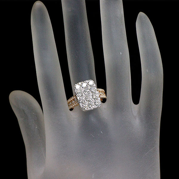 セレディア K18RG/WG H&C ダイヤモンド リング 2.90ct 《セルビー銀座店》【中古】