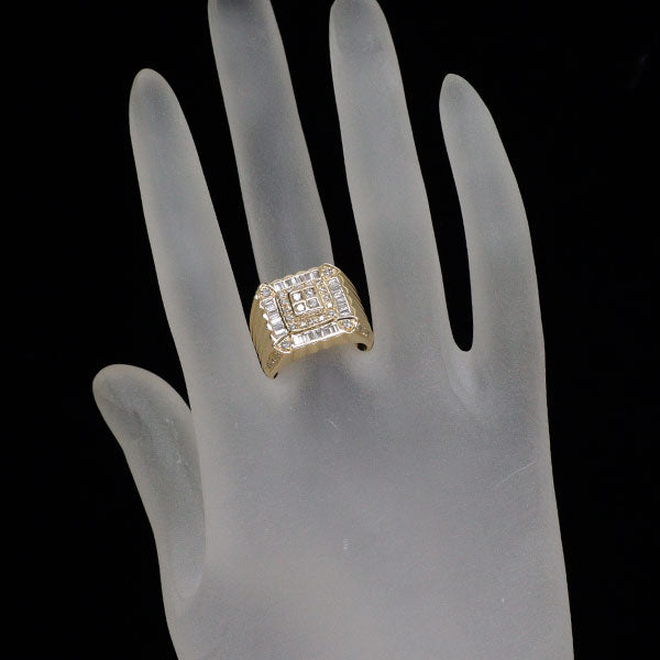K18YG ダイヤモンド リング 0.90ct