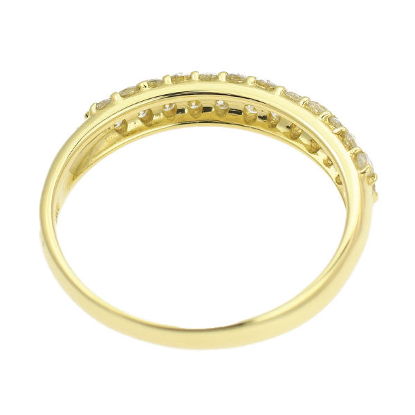 K18YG ダイヤモンド リング 0.50ct