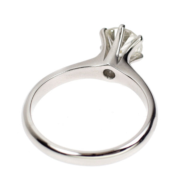 Pt850 ダイヤモンド リング 1.13ct ソリテール