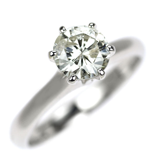 Pt850 ダイヤモンド リング 1.13ct ソリテール