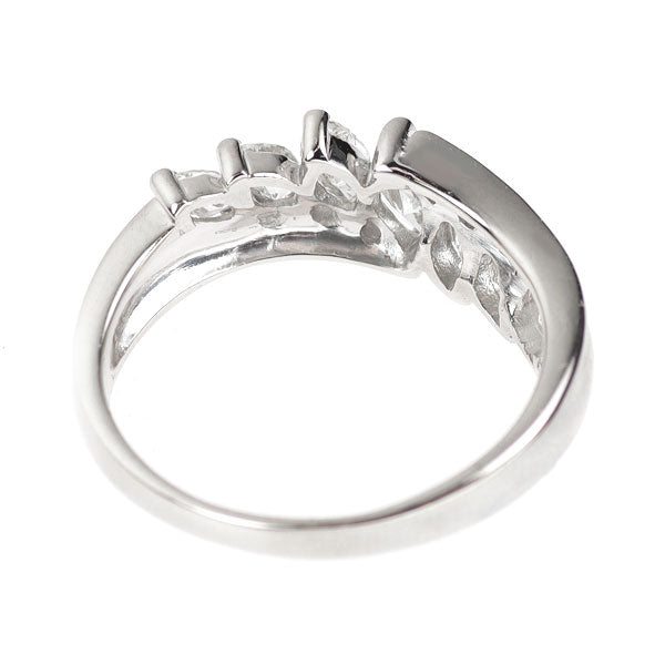 Pt900 マーキスカット ダイヤモンド リング 1.00ct