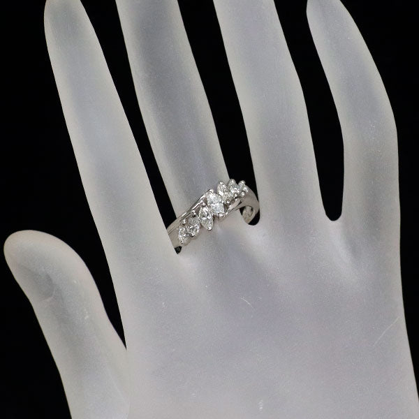 Pt900 マーキスカット ダイヤモンド リング 1.00ct