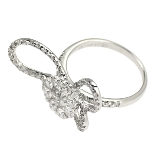 K18WG ダイヤモンド リング 1.42ct ミステリーセッティング