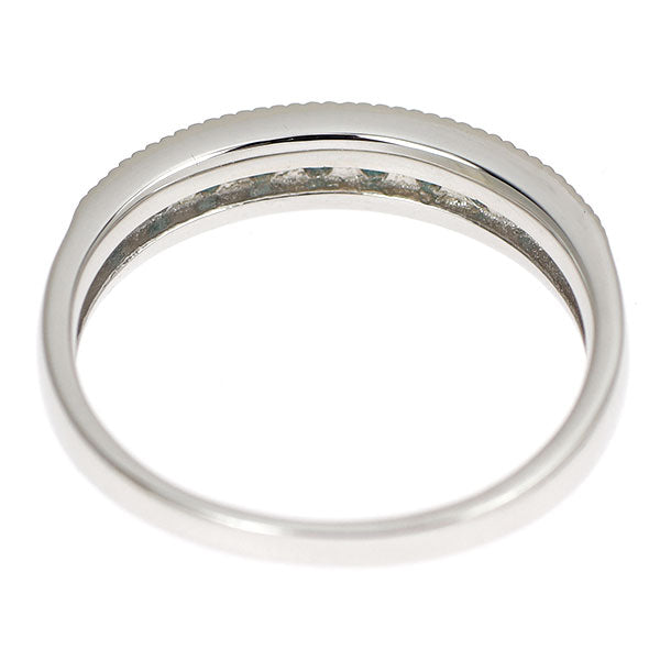 新品 Pt950 パライバトルマリン リング 0.38ct ハーフエタニティ【エスコレ】
